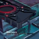 TECSHINE Metall-hülle für ASUS ROG Phone 8 Pro, für ROG 8 Handyhülle, Hülle, Metallrahmen Handy Case, Rüstung, Mechanische Monster, Handyschale -Schwarz - 6