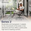 Steelcase Series 2 Ergonomic Office Chair With LiveBack Lumbar Support And 4D Armests Black/Black; Made in Europe, 72 x 64 x 101 - 4