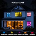 AIKVSXER Plafón LED Inteligente 24W Ø30 cm, Luz RGB Multicolor con Cambio de Color, Iluminación Blanca Regulable 3000–6500K, Control Remoto y App, Perfecto para Dormitorio, Salón y Espacios de Ocio - 3