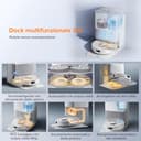 roborock Qrevo Edge S5A Robot Aspirapolvere e Lavapavimenti 18.500 Pa, zero grovigli, spazzola principale DuoDivide, spazzola laterale FlexiArm e Mocio, lavaggio ad acqua calda e autopulizia (Bianco) - 4