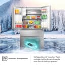 Hisense RF728N4SASE French Door Kühl-Gefrier-Kombination Premium Inox-Look - 8