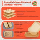 BYKITCHEN 220Stück Airfryer Backpapier für Ninja Foodi Max Dual Zone Heißluftfritteuse AF400EU, Backpapier für Heißluftfritteuse 2 Kammern 9L & 9,5L, Zubehör für Anderen Doppelkammer/Duo Air Fryer - 4