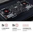 Numark NS4FX Controladora DJ de 4 Canales, Jog Wheels Táctiles Con Pantallas, Pads y Efectos, Salidas Cabina y Principal, y Serato DJ Lite Incluido - 3