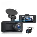 4K Dashcam Oryzon mit 3,94" Bildschirm/Vorne & hinten/Autokamera mit 170° Weitwinkelansicht/Nachtsicht/Parküberwachung/G-Sensor(+1080P + Autoladegerät) - 1