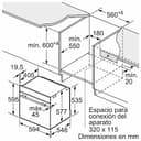 Bosch - Horno Multifunción con Vapor Añadido, 60 cm, Asistente de limpieza con agua, Recetas pre-programadas, Electrónica TFT con símbolos TouchControl, Serie 8, acero inoxidable, HRG635BS1 - 2