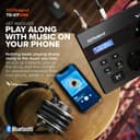 Kit Elettronico V-Drums Roland TD-07DMK – Kit con le leggendarie pelli Mesh a doppio strato dalla suonabilità ed espressività superiori – Audio & MIDI Bluetooth – USB per registrare dati audio e MIDI - 10