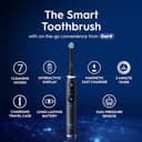 Oral-B iO9 Electric Toothbrush for Adults, Black, App Connected Handle, 7 Cleaning Modes, Includes 3 Brush Heads, Charging Travel Case and Head Holder, Long-Lasting Battery for Home Travel, 2 Pin Plug - 3