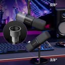 NearStream Microfono a Condensatore USB/XLR Compatibile con PC,MAC,iPad,Mixer,Interfaccia Audio, Microfono da Tavolo con Riduzione del Rumore& Muto&Monitoraggio& Guadagno,Plug and Play,AM25X - 8