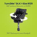 Graco Turn2Me™ DLX i-Size R129, 360° drehbarer Reboarder mit ISOFIX, Autositz bis ca. 4 Jahre (40-105 cm), 5-Punkt-Gurt und bequeme Liegepositionen, Rückprallbügel, Drehsperre, schwarz, Midnight - 5