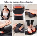 Masajeador Cervical y Espalda, Masajeador con Función de Calor, Masajeador Cervical con 3D Rotación y Masaje de Amasamiento Shiatsu Intensidad Ajustable, Maseajor Cervical y Espalda para Casa y Viaje - 6