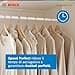 Bosch WQB246C0II Serie 8 Asciugatrice smart a pompa di calore, 9 kg, Classe energetica B, Condensatore autopulente, Riduce le pieghe e facilita la stiratura, Cestello per capi in lana, Bianco, 60 Cm - 6