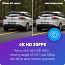 Nextbase 622GW 4K Dash Cam with Protective Carry Case – UHD 2160p, 140° Wide Angle Lens – Wi-Fi, GPS, Bluetooth – Super Slow Motion (120 fps), Image Stabilisation, what3words, Night Vision - 2