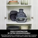 Ninja CRISPi Friggitrice ad Aria Portatile, 3.8L, 4 in 1: Frittura, Cottura Arrosto, Mantiene Cibo Caldo e Croccante, Compatta, 2 Contenitori Vetro Rimovibili, 1700W, Grigio FN101EUGY - 4