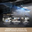 DREAME Aqua10 Ultra Roller Complete Robot Aspirapolvere, Autopulizia Rullo, Supera Ostacoli da 8cm, Auto-Svuotamento, Aspirazione 30.000 Pa, Evita Oltre 240 Oggetti, Controllo Vocale Intelligente - 8
