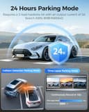 AZDOME Dash Cam Auto Specchio Retrovisore 12" Touchscreen, 4K+1080P, WiFi 6, GPS, Visione Notturna, G-Sensor, Controllo Vocale, Scheda 64GB Inclusa, Registrazione in Loop, Monitor di Parcheggio - 7