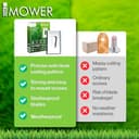 Idea Mower lame di ricambio per robot tagliaerba Premium, compatibile con Stihl iMOW | Confezione 15 lame | Coltelli di lunga durata resistenti alle intemperie - 4