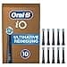 Oral-B iO Ultimate Cleaning Electric Toothbrush Heads Pack of 10, Ultimate Tooth Cleaning Toothbrush Attachment for Oral-B Toothbrushes, Letterbox Packaging Black - 1