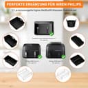 12 Stück Airfryer Zubehör für Philips Airfryer Dual Basket 3000/5000-Serie 6L/3L,Heißluftfritteuse Zubehör Silikonform Einsätze Mit Philips Airfryer XXL 9L NA350/00,NA352/04,NA352/00,NA550/00 - 2