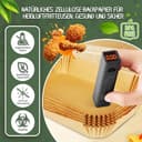 Backpapier für Heißluftfritteuse Ninja Dual Zone AF300EU AF400EU 110 Stück Airfryer Backpapier mit Ninja Doppelkammer und Anderen Dual Zone Air Fryer(Hot Air Fryer) - 4