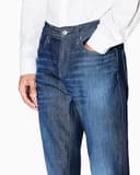 Armani Exchange Men's J14-slim fit, Back Logo Jeans, Blue, 34 - 2