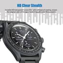 Protezione in Cristallo per Moonswatch, Protettore Schermo Anti-Graffio in TPU Morbido Compatibile con Swatch Omega Moonwatch, Copertura Protettore Schermo HD Chiara per Omega x Swatch Moonswatch - 4