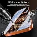 SPARIN Panzer Schutz Glas für iPhone 17 Pro Max, mit Montagerahmen, 3 Stück Schutzfolie und 3 Stück Kameraschutz, 9H Härte, Kratzfest, Stoßfest, HD-Klar, Blasenfrei - 3