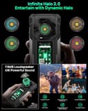 Ulefone Armor 33 Pro 5G Rugged Smartphone, 25500mAh 66W, 32GB+512GB/2TB TF, 6.95"+3.4" Dual Screen, 64MP Night Vision, 118dB Speaker, Infinite Halo, 3-Card Slot NFC Android Mobile Phones Unlocked - 6