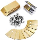 Robot Lawn Mower Blade, 30 Universal Replacement Blades Replacement Knife Suitable for All Husqvarna Automower, Gardena, Yardforce Robotic Lawn Mowers - 1