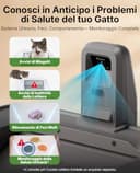 PETKIT PUROBOT CRYSTAL DUO Lettiera Gatto Autopulente con Telecamera AI, Monitoraggio APP, Deodorizzazione Doppia, Design Aperto Sicuro, Doppio Vano Raschiatura Bidirezionale per Gatti Grandi, Grigio - 5