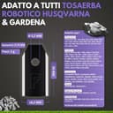 Filzada® 45x Lame per Robot Tagliaerba - Carbonio BLACK - adatto a tutti gli Husqvarna Automower - Lame Robot Tagliaerba adatto a Husqvarna 305, 308, 310, 315, 320, 420, e molti altri. con viti - 2