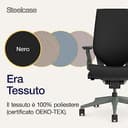 Sedia da ufficio ergonomica Steelcase Gesture con braccioli regolabili a 360° e supporto lombare 3D Live Back Onyx; Prodotto in Europa - 8