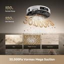 dreame Matrix10 Ultra Robot Vacuum, Multi-Mop Switching, 8cm Obstacle Clearing, 30,000Pa Suction, Self Empty&Refill, Mop Self-Cleaning, 100% Detangling, 240+ Obstacle Avoidance, Voice Control - 6