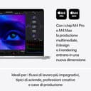 Apple 2024 MacBook Pro Portatile con chip M4 Pro, CPU 14 core e GPU 20 core: display Liquid Retina XDR 16,2", 24GB di memoria unificata, 512GB di archiviazione SSD; color Argento - 3