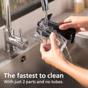 Philips 5400 Series Bean to Cup Coffee Machine – 12 Coffee Varieties, LatteGo Milk Frother, Fastest-to-Clean, Ceramic Grinder, Fully Automatic Espresso & Cappuccino maker – Black, Silver (EP5446/70) - 6