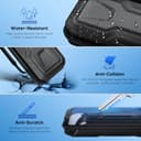FYOUNG Tasche Zubehör für PlayStation Portal, Full Protection Bundle mit Schutz Glas Bildschirmschutz, klare Hülle, Hartschale Portable Reisetasche für PS5 Portal Remote Player - 2