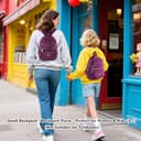 AOTIAN Nylon Lightweight Sturdy Little Casual Backpack 7 L Purple - 2