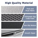 WESTERN HOME Hundebett Grosse/Mittelgroße Orthopädisches Hundebett Hundekissen Wasserdicht Hundekorb mit Waschbar Abdeckung, Geeignet für Mittelgroße und Grosse Hund, Grau, 106x76x19 cm - 4