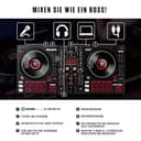 Numark Mixtrack Platinum FX - DJ Controller Pult mit 4-Deck Kontrolle, integriertem Audio Interface, Jogwheel-Displays und Effektpaddeln - 2