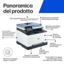 HP Color LaserJet Pro 3302fdw 499Q8F, Stampante Multifunzione A4, Stampa Fronte e Retro Automatico, 25 ppm B/N e a Colori, USB, Wi-Fi, Ethernet, Fax, Copia, Scansiona, ADF da 50 Fogli, Smart, Blu - 3