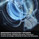 Haier I-Pro Series 1 HW110-BP14929A-S Lavadora Carga Frontal 11KG, Función Vapor, 15 Programas, Antibacterias, Motor Inverter, Display Digital, 1400 RPM, Inicio Diferido, Detector de KG, Blanco - 6