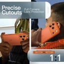 JETech Matte Case for iPhone 17 Pro 6.3-Inch, Shockproof Military Grade Drop Protection, Full Camera Lens Protection, Frosted Translucent Back Minimalist Phone Cover (Orange) - 7