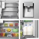 Hisense RF728N4SASE French Door Kühl-Gefrier-Kombination Premium Inox-Look - 11