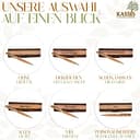 KASSIS - Penna a sfera in legno d'olivo, in una elegante confezione di legno, lavorazione artigianale con pregevoli intarsi e incisione in lingua tedesca (Alles Gute) - 4