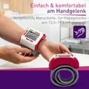 scala SC 6400 rot Handgelenk Blutdruckmessgerät – Präziser Blutdruckmesser mit WHO-Indikator & 85 Speicherplätzen – Fuzzy Logic Technologie – Inkl. Box & Batterien – Manschette 13,5-19,5 cm - 5