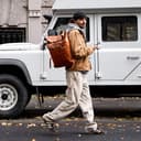 Berliner Bags Utrecht XL Mochila de Piel Auténtica con Compartimento para Portátil y Diseño para Ciclistas, para Hombre y Mujer – Marrón - 2