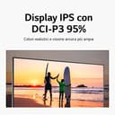 LG 27UP650K Monitor 27" Ultra HD 4K (3840x2160), IPS, HDR 400, DCI-P3 95%, 60Hz, 5ms (GtG), HDMI 2.0, DisplayPort 1.4, AUX, Stand Pivot, Flicker Safe, Bianco - 3