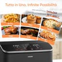 COSORI Friggitrice ad Aria Doppio Cestello, 8,5 Litri Grande Capacità del Air Fryer, Funzione 8 in 1, 35-230°C, Veloce ed Efficiente, Finestra, CAF-R902, Nero Profondo - 4
