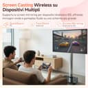 JAV Smart Board 55 Pollici Lavagna Interattiva Android 14 Certificazione EDLA Ruotabile Monitor Intelligente Portatile 8+128GB Lavagna Digitale Elettronica per Ufficio Aula Live Streaming - 5