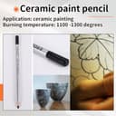 Mokamika Lápices negros para bajo vidriado para cerámica, lápiz de bajo vidriado de precisión para cerámica - 5