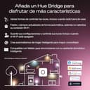 Philips Hue Bombilla LED Inteligente A67, White and Color Ambiance, Luz Blanca y de Colores, E27, 11,8W, Regulable 1000-20.000 K, 1600 lm, Alexa, Google Assistant y Apple Home, Pack de 1 - 9